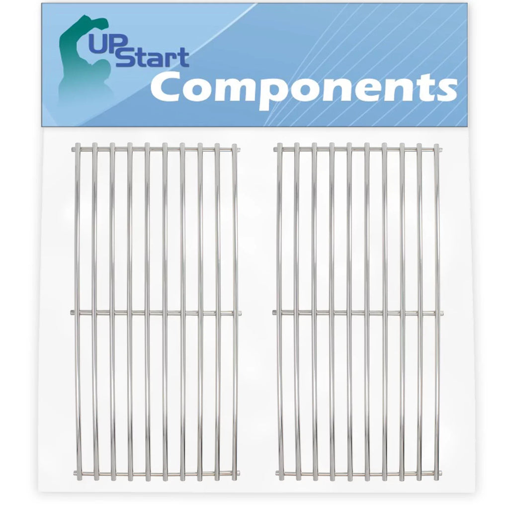 2 Pack BBQ Grill Cooking Grates People for Brinkmann 810 2410 S, 810 2511 S, 810 2411 S, 810 8410 S, 810 8411 5, Charmglow 810 8410 F, 810 9415 W, 810 2411 F - Barbeque Grid 17 3/4"