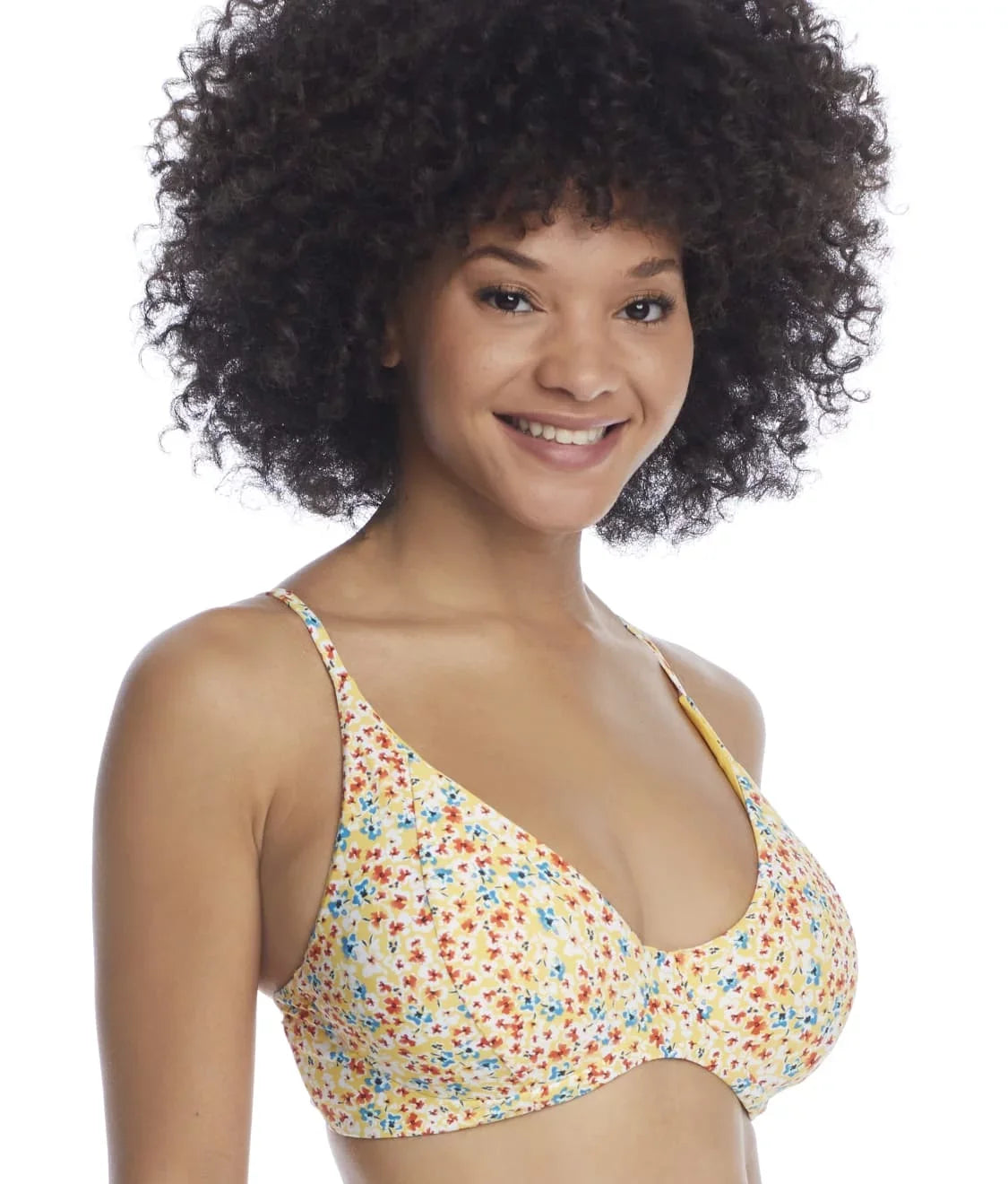 SWIM SYSTEMS Wildflower Meadow Maya Bikini Swim Top, US 38D, UK 38D, NWOT