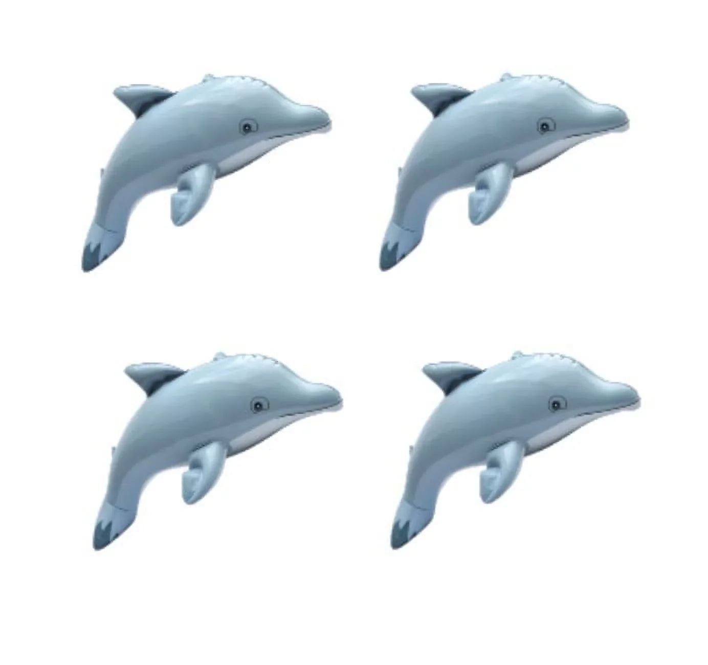 Jet Creations Inflatable Dolphin 4-Pack Play/Bath Toy