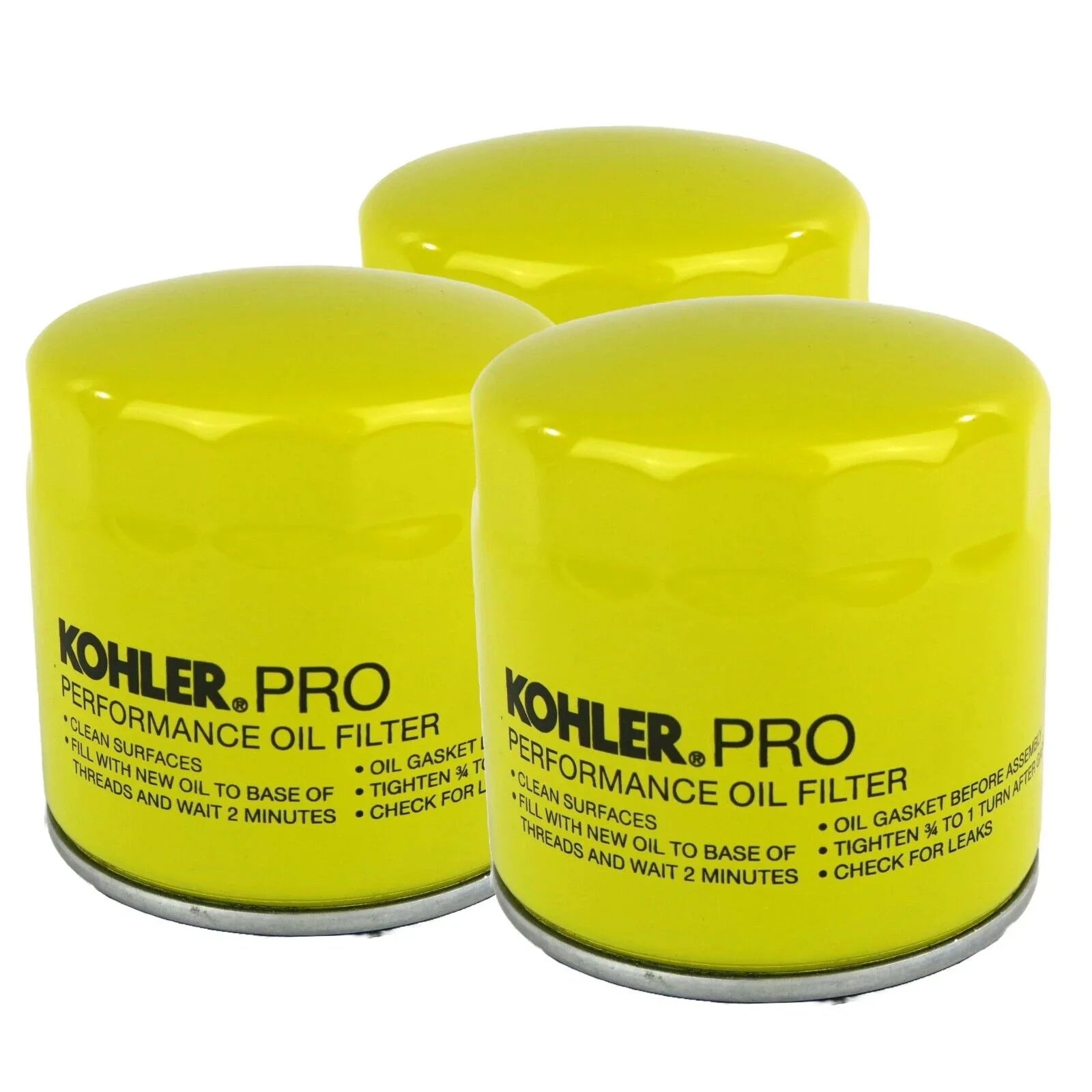 OEM | (3 Pack) Pro Performance Anti-drain Oil Filter for Kohler 52 050 02, 5205002