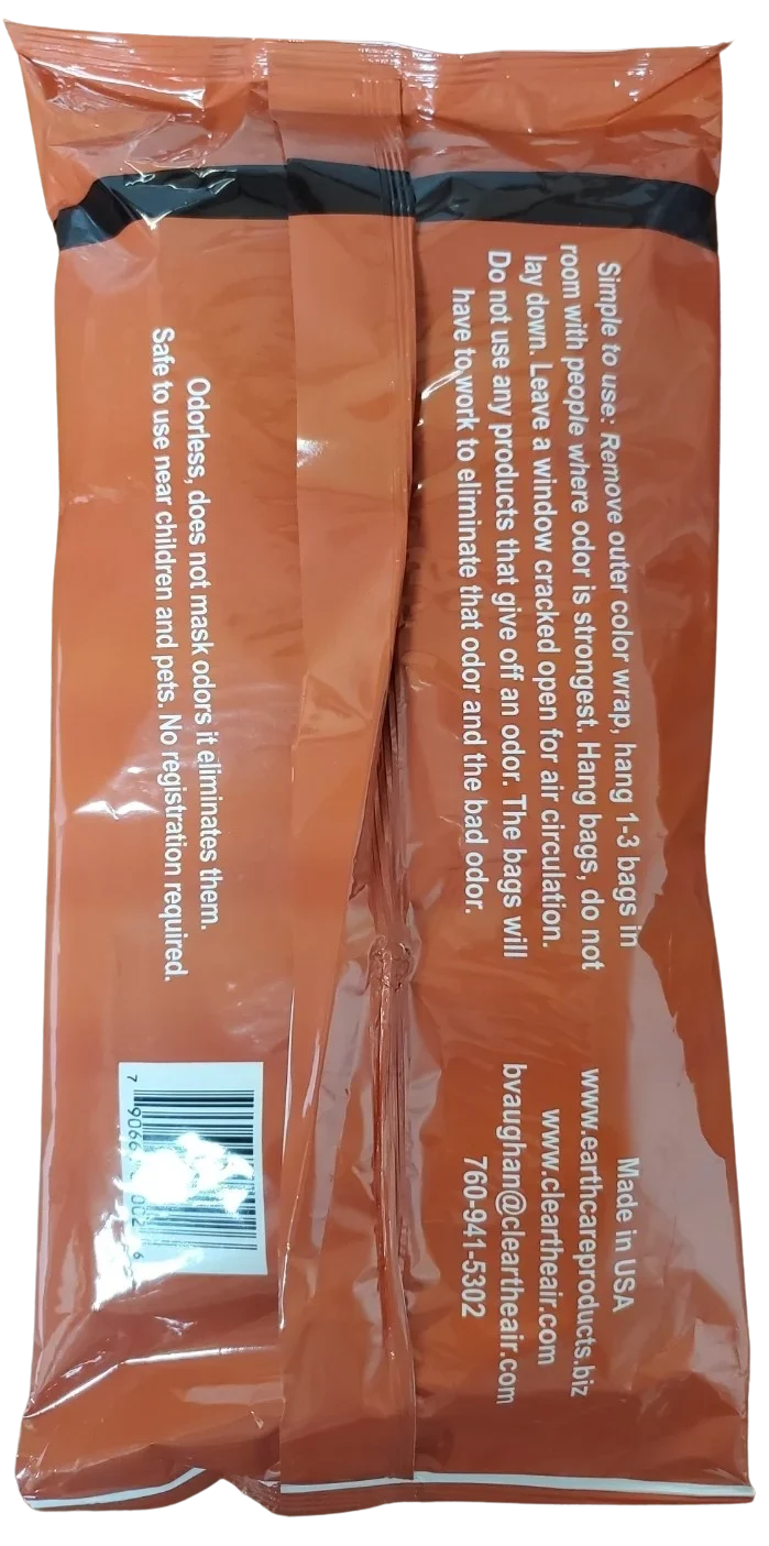 Earth care Odor Remover Bag 1 Case (12 bags X 1.5 lbs)