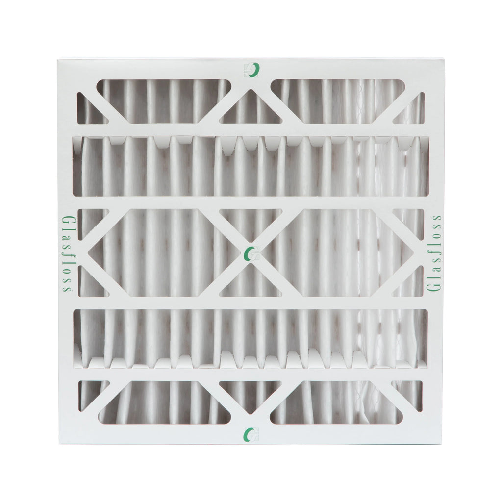 20x20x4 MERV 10 Pleated AC Furnace Air Filters by Glasfloss Industries. ( 3 Pack ) Exact Size: 19-1/2 x 19-1/2 x 3-3/4