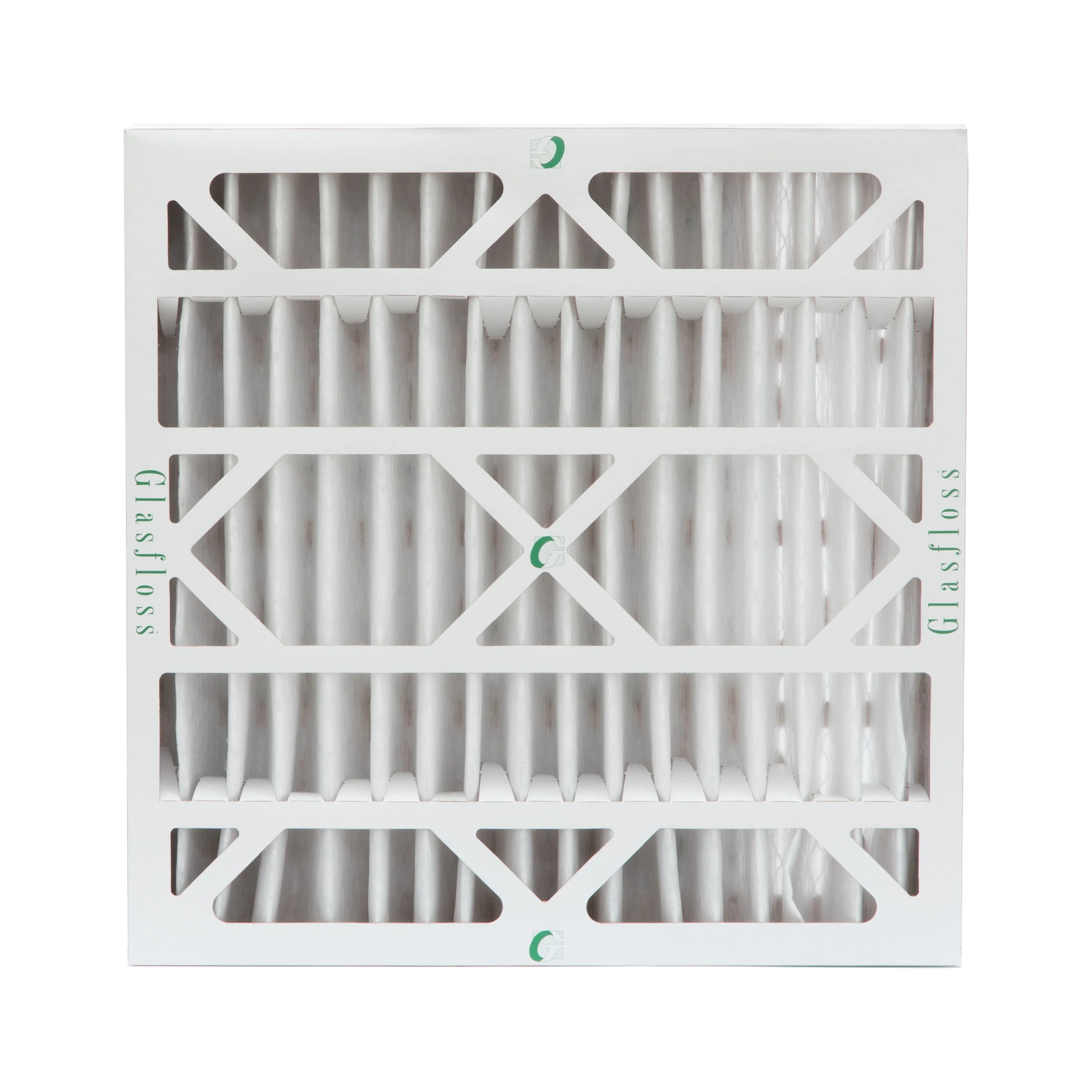 20x20x4 MERV 10 Pleated AC Furnace Air Filters by Glasfloss Industries. ( 3 Pack ) Exact Size: 19-1/2 x 19-1/2 x 3-3/4