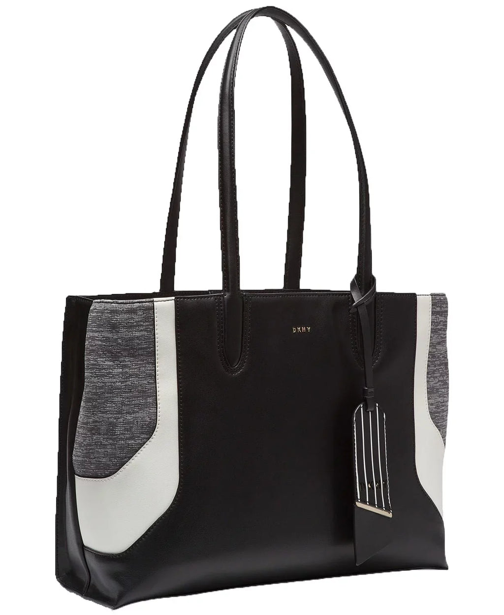 DKNY Jade Wide Handbag Tote Ebony
