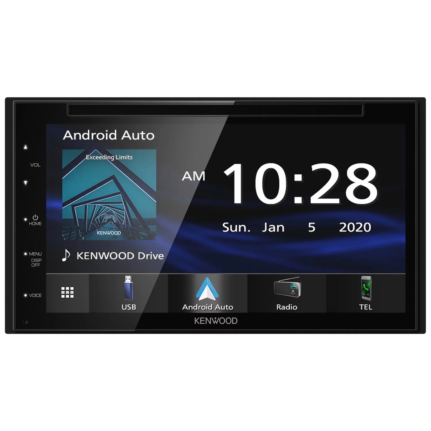 Kenwood DDX5707S 6.8-in Double-DIN In-Dash DVD Receiver & CMOS-130 Rearview Camera