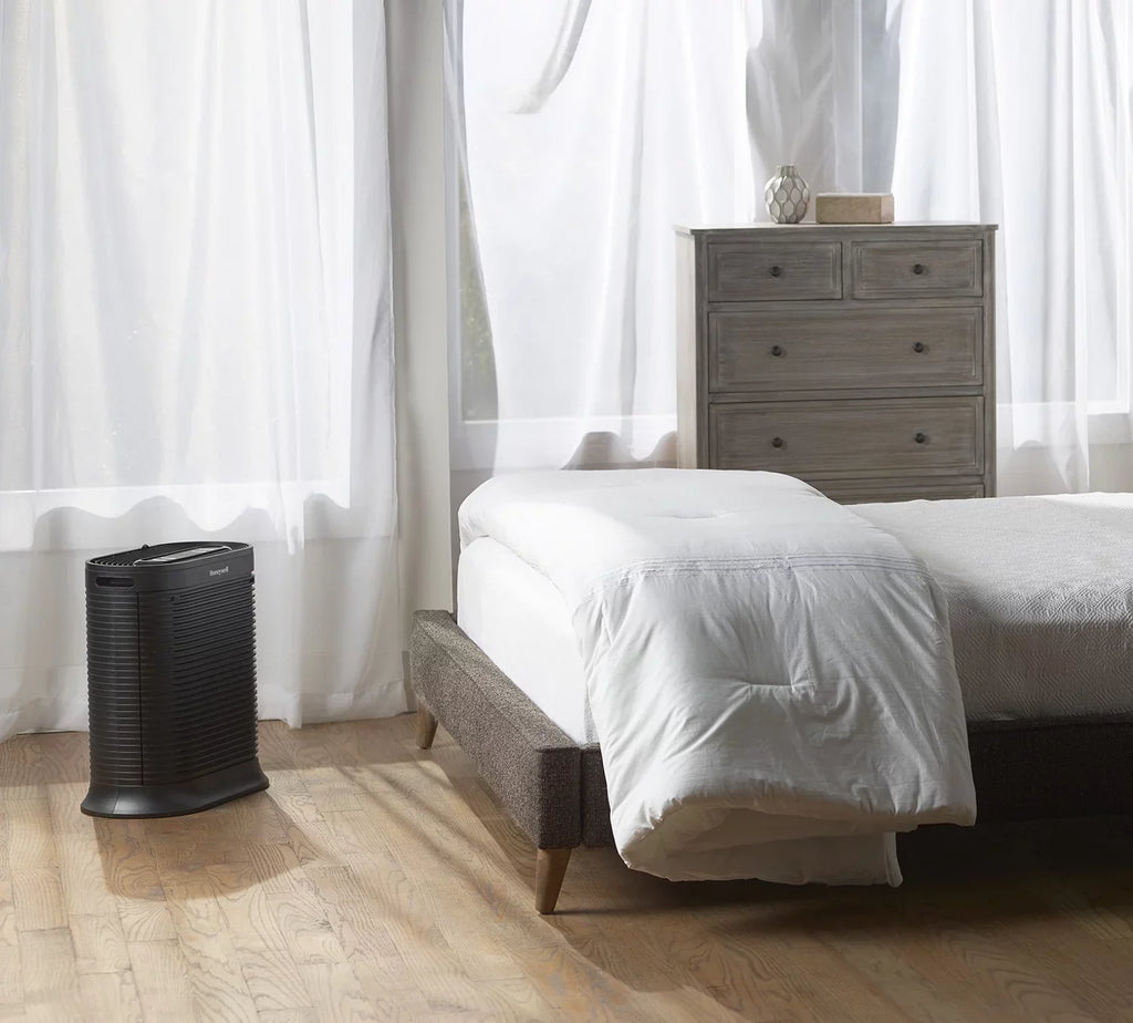 Honeywell Bluetooth HEPA Air Purifier for Large Rooms (310 sq ft), Midnight HPA250B
