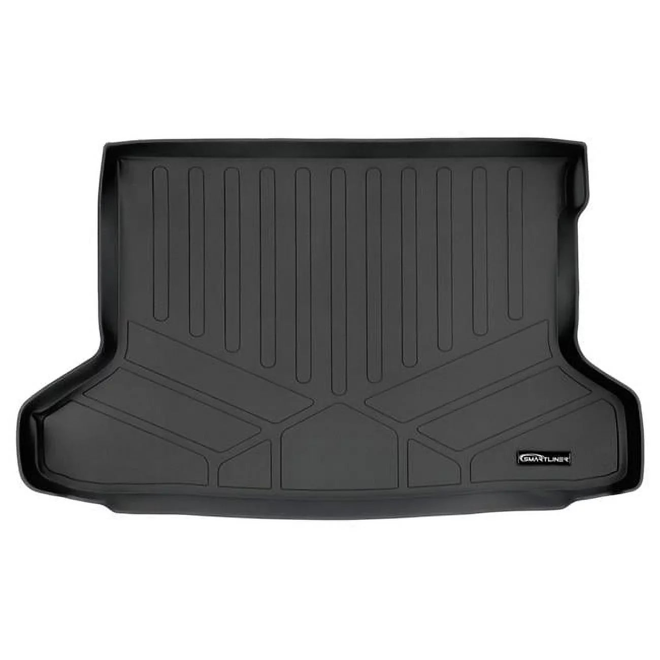 Smartliner All Weather Custom Fit Trunk Floor Mat Cargo Liner for 2016-2022 Honda HR-V, Ebony