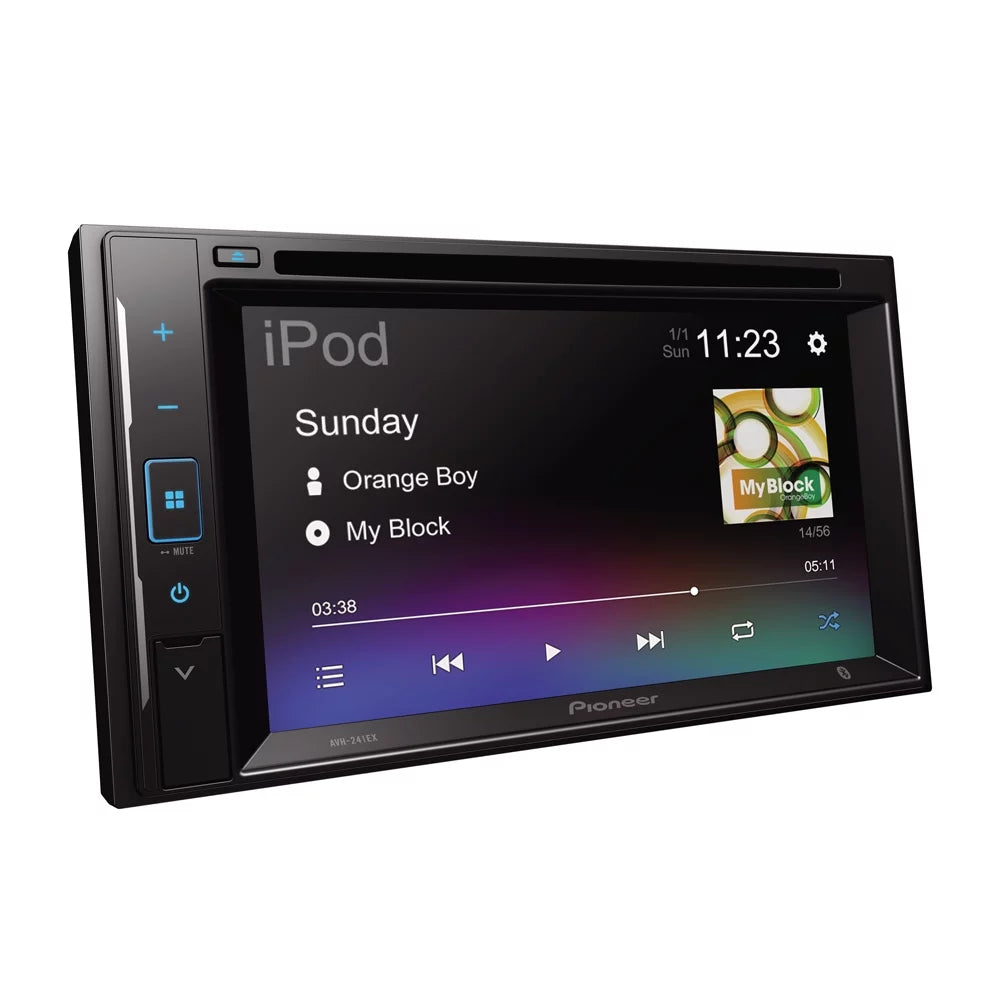 New Pioneer AVH-241EX 6.2 Inch Digital Media & DVD Receiver w/ Backup Bullet Camera