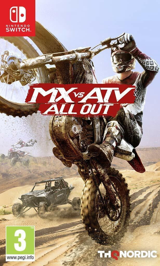 MX vs ATV All Out Edge Switch Brand New Factory Sealed Off Road Racing