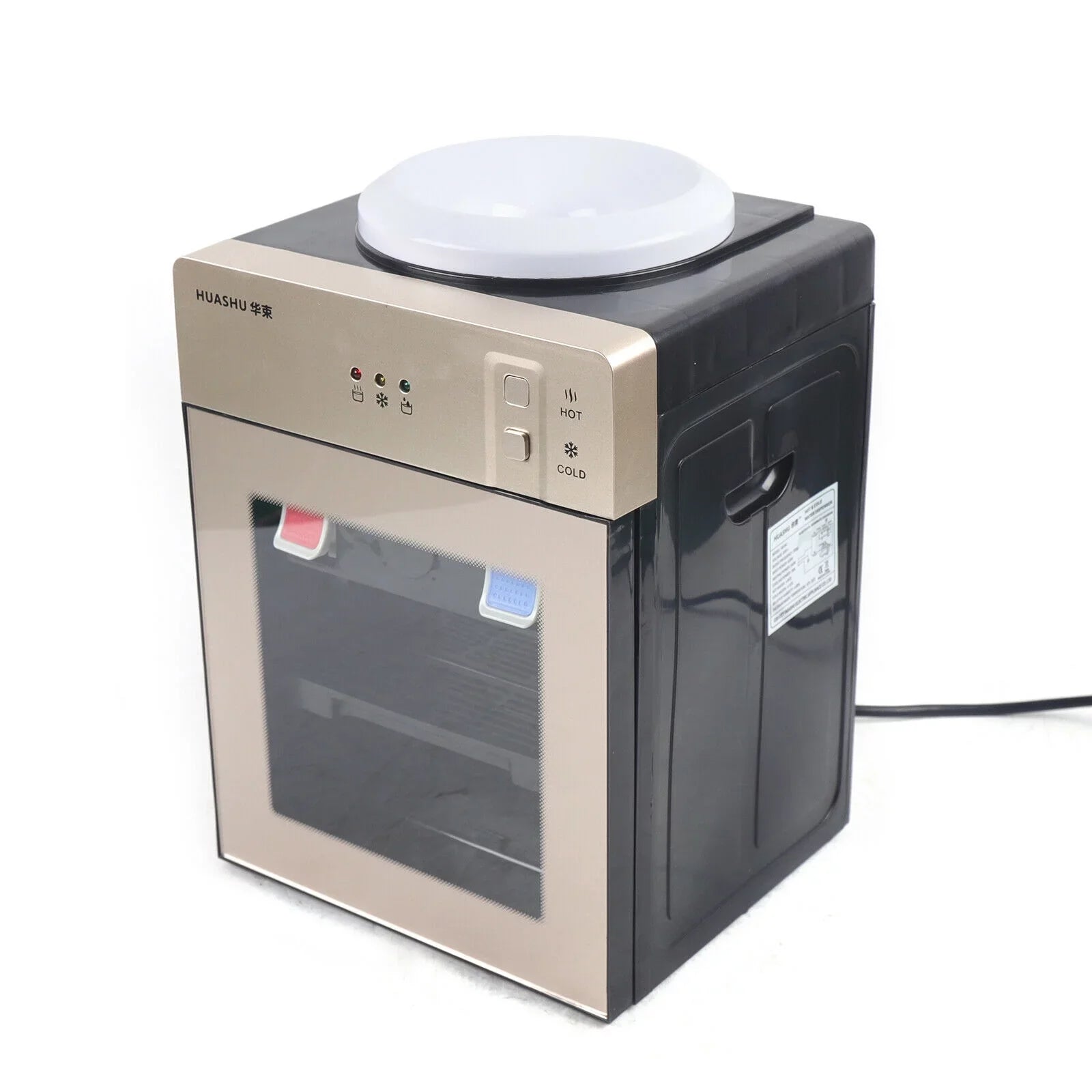 Oukaning Electric Water Dispenser Hot & Cold Freestanding Top Loading Detachable Sink