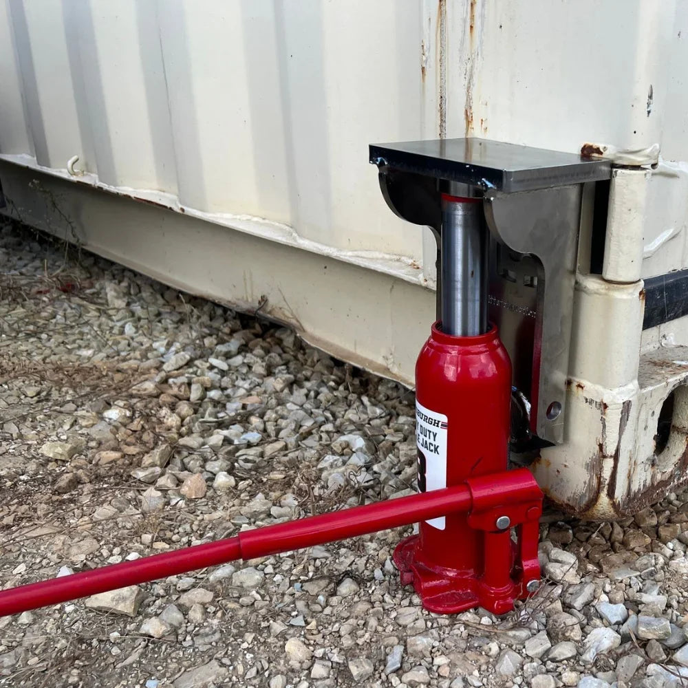 Container Nut EZY Wheels 6-Lug EZY Wheels Shipping Container Wheels + Trailer Tires + Shipping Container Jack Lug Combo, Made in USA, 5-Piece Bundle