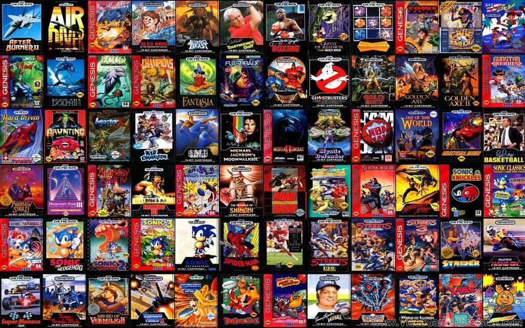 112 in 1 Sega Genesis Megadrive Game Cartridge