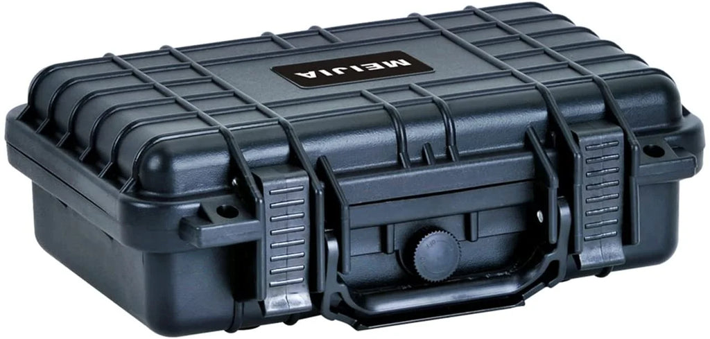 MEIJIA Portable All Weather IP67 Waterproof Protective Hard Case, Small Camera Case,Dry Case with Customizable Foam,Fit Use of Drones, Gentlemen 11.65 x8.35 x3.78 (Elegant Midnight