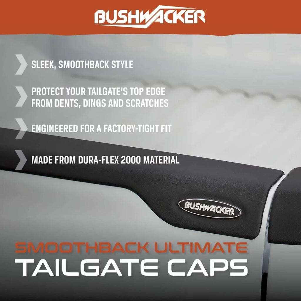 Bushwacker by RealTruck Ultimate Tailgate Cap - SmoothBack | 1-Pc, Midnight Smooth Finish | 28510 | Compatible with 1993-2011 Ford Ranger; 1994-2009 Mazda B2300, B3000, B4000 (Excludes Canadian Models)