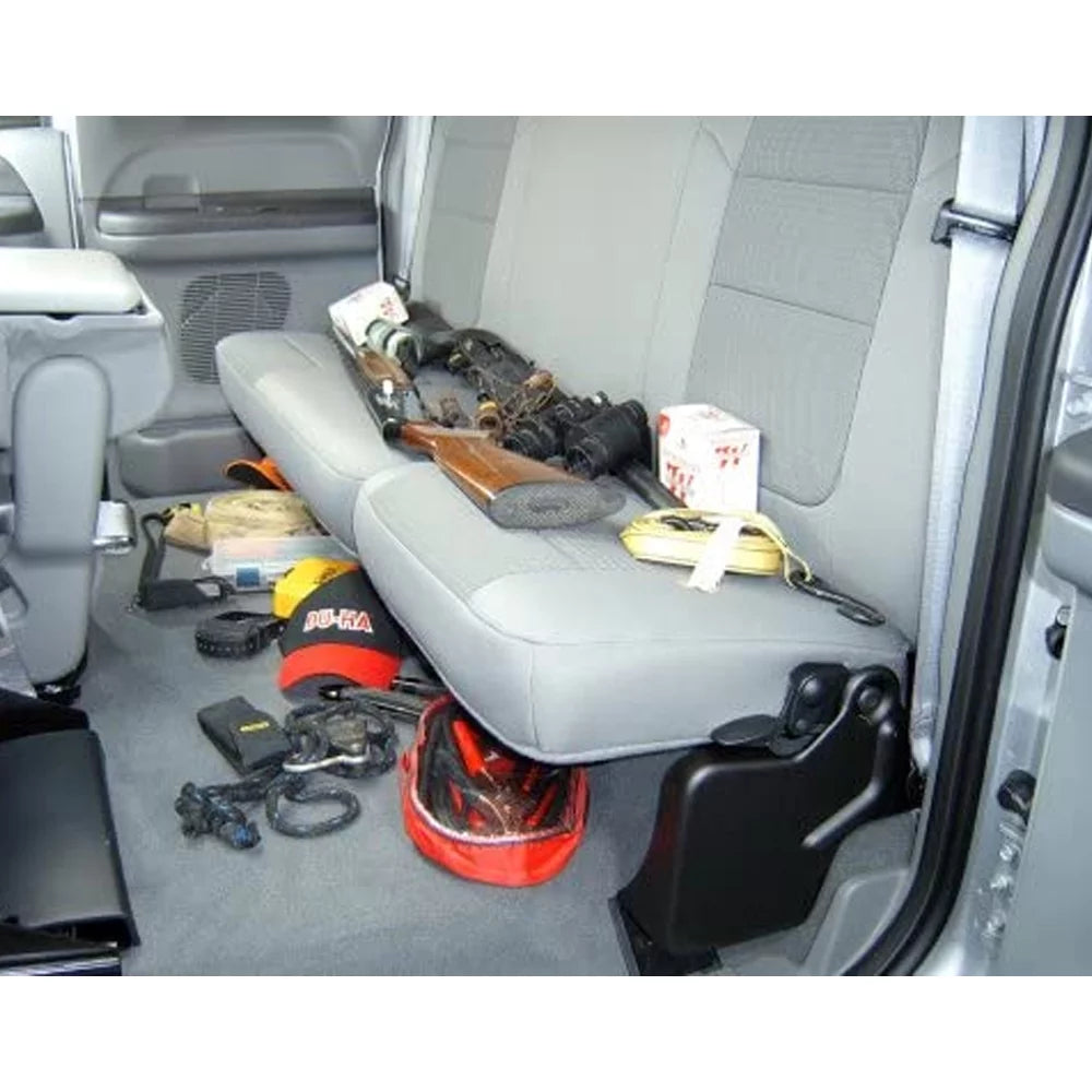 DU-HA 20031 Under Seat Storage Fits 00-16 Ford F-250 thru F-550 Supercab, Midnight