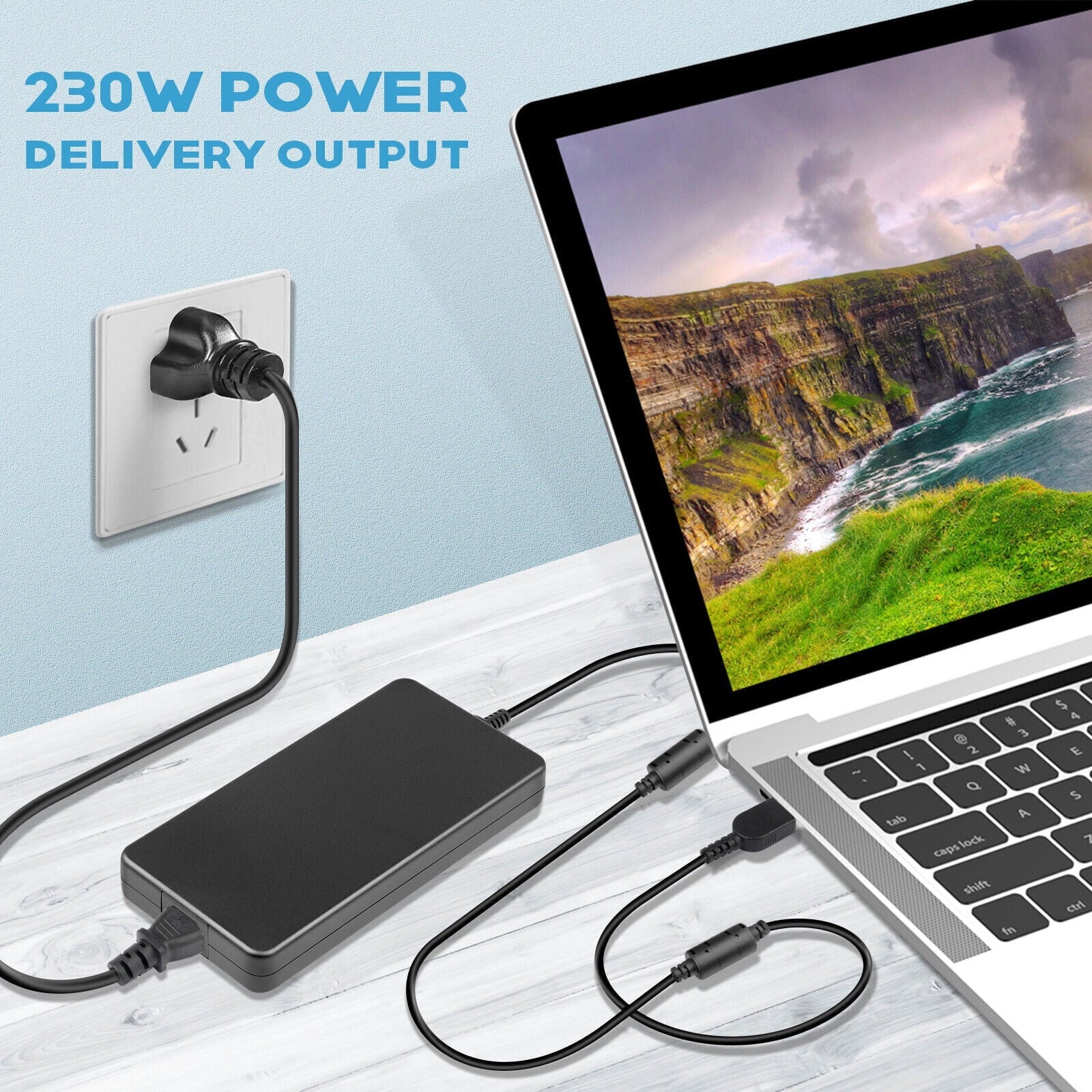 230W AC Adapter Charger for Lenovo Legion 5 7 5P C7 S7 Y540 Y545 ADL230NDC3A