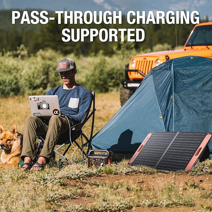 Jackery Portable Power Station Explorer 240, 240Wh Backup Lithium Battery, 110V/200W Pure Sine Wave AC Outlet, Solar Generator For Outdoors Camping Travelling And Emergencies