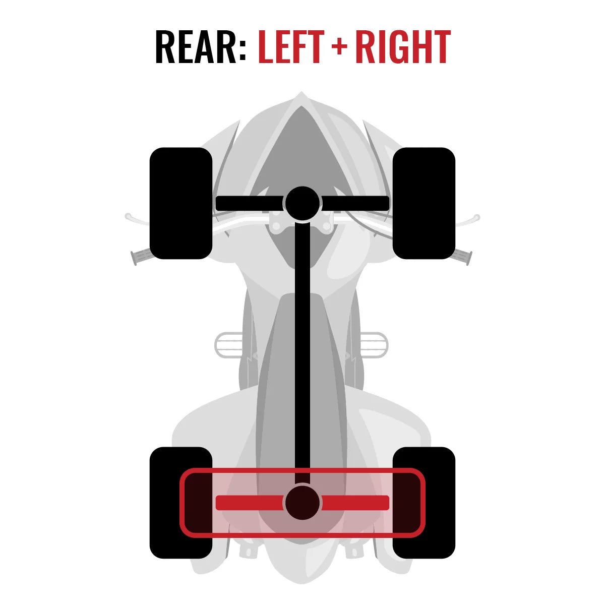 2 pc Sixity XT Rear Left Right Axle compatible with Can-Am Renegade 800R 2015 - EFI 4X4