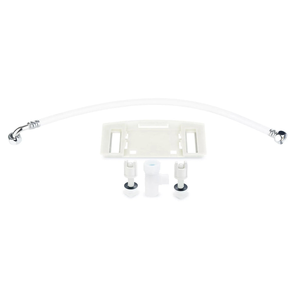 Brondell Swash SE400 Bidet Seat with Sidearm, Dryer and Stainless Steel Nozzle, Round White