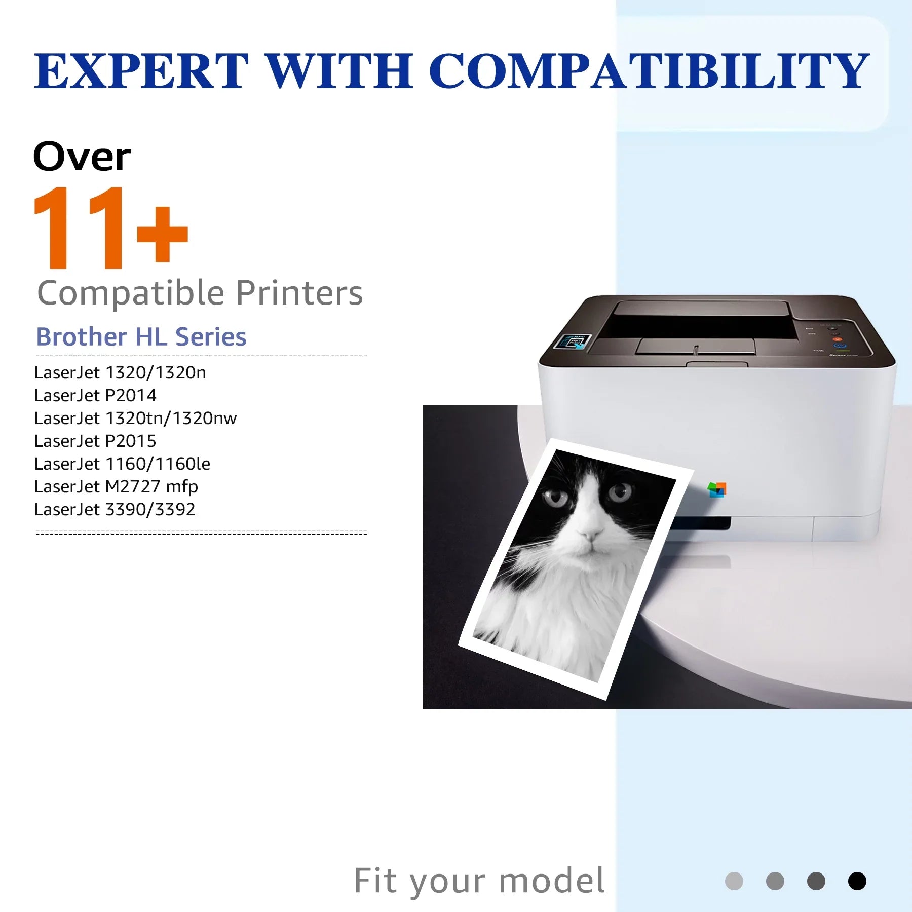 2 Ebony 49A | Q5949A Toner Cartridge Individuals for HP 1320 1320n 1320nw 1320tn 3390 MFP 3392 MFP 1160 Printer