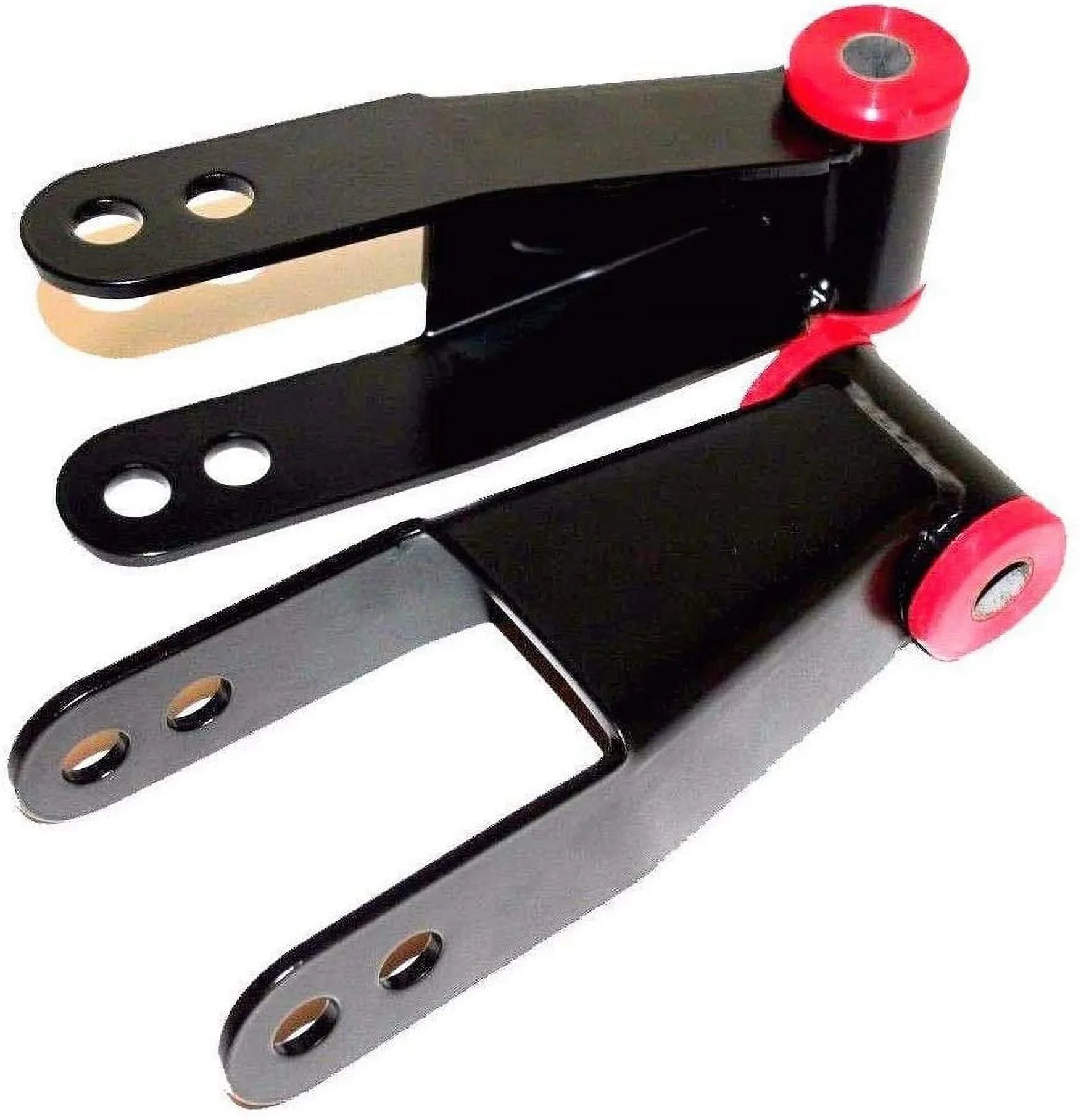 RTZ - Jeep Cherokee XJ Adjustable 1-2" Rear Lift Shackles 2wd Ebony