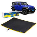 Goodyear Custom Fit Cargo Mat Liner for Jeep Wrangler 2019-2024 - Heavy Duty Trunk Liner, Dimond Shape, Luggage with Waterproof, Liquid & Dirt Trapping Technology - Anti-Slip Cargo Liner - GY004562