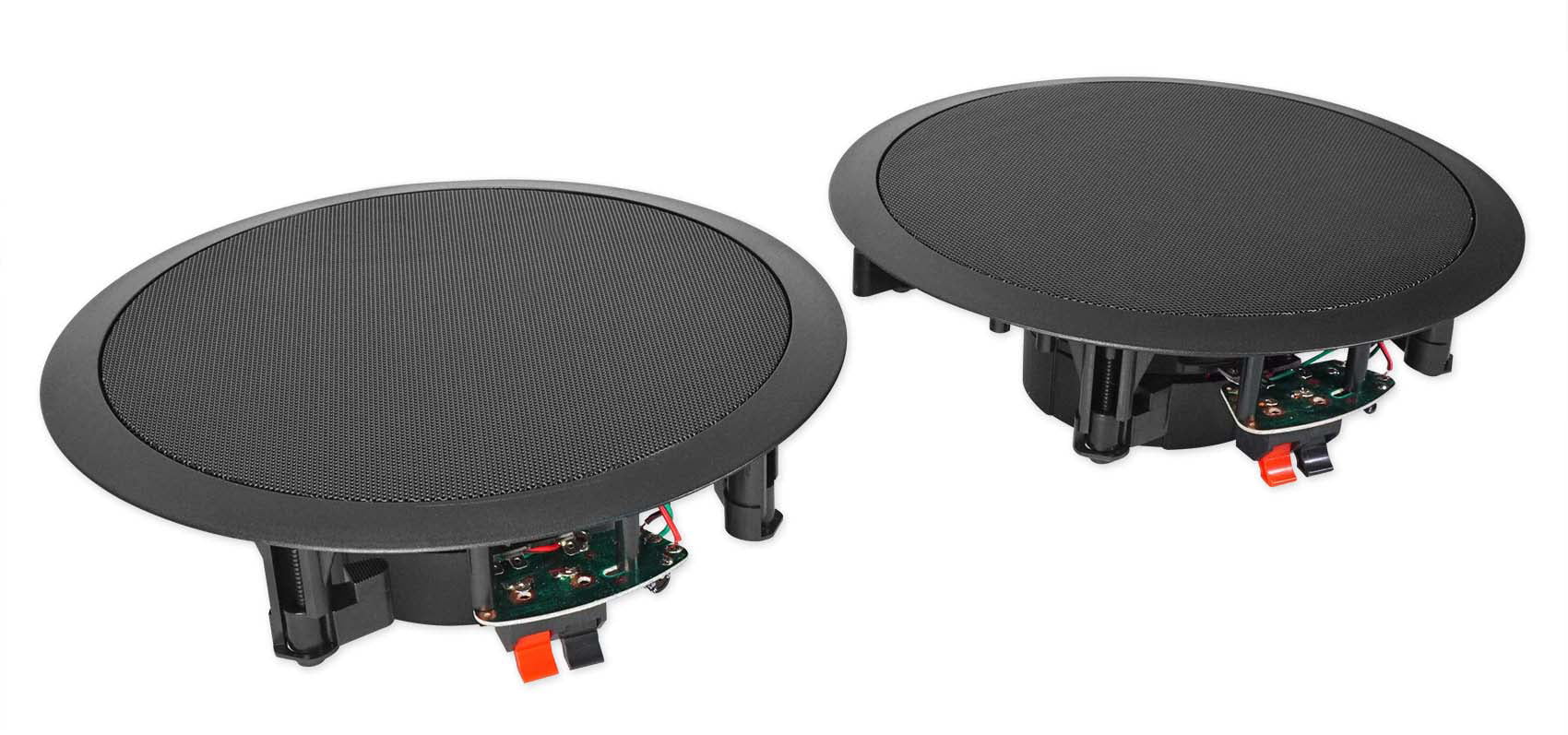 Rockville ROCK MATRIX Multi Room Home Receiver+6) Ceiling+2) Midnight Wall Speakers