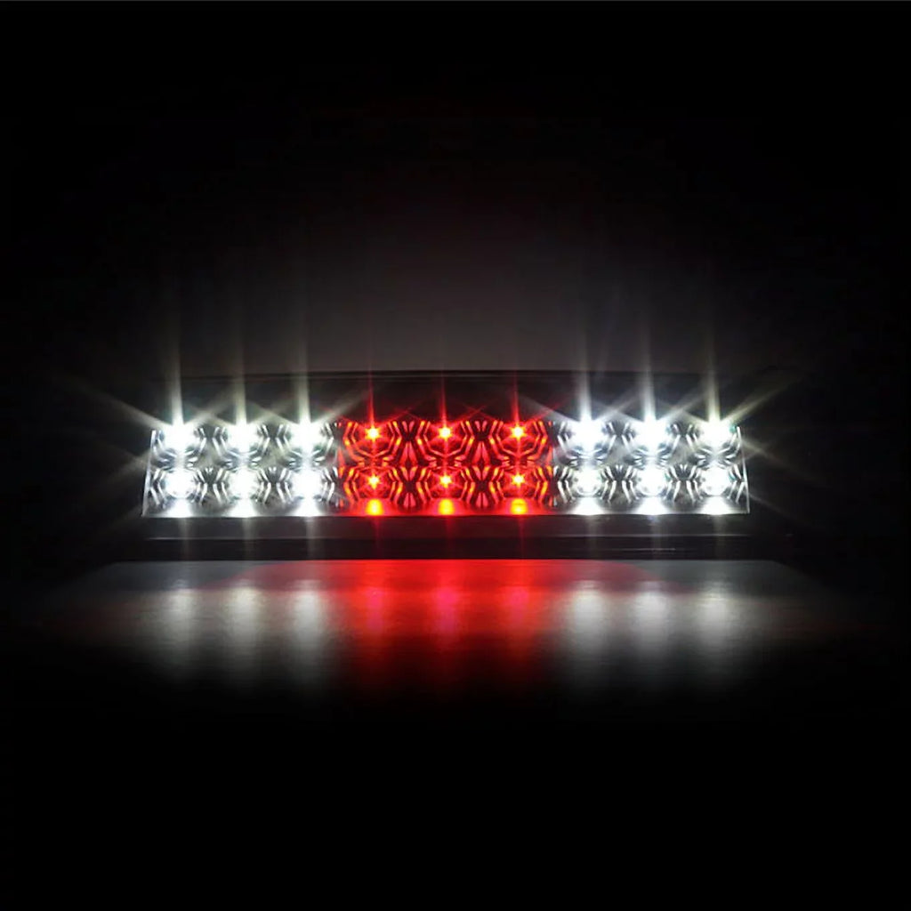 AKKON - For 2009-2018 Dodge Ram LH Left + RH Right Individuals Dark LED Tail Lights + LED 3rd Brake Light Set
