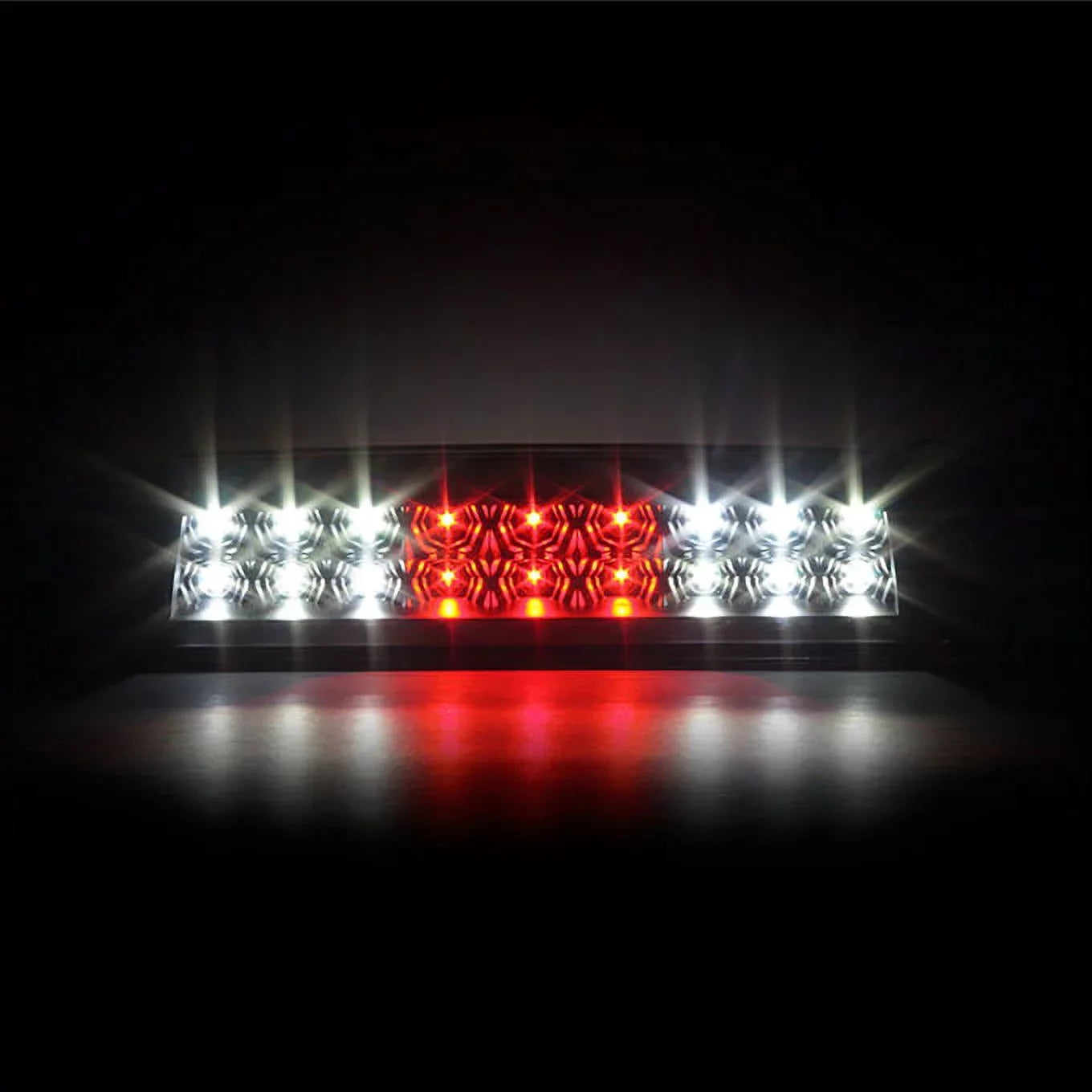 AKKON - For 2009-2018 Dodge Ram LH Left + RH Right Individuals Dark LED Tail Lights + LED 3rd Brake Light Set