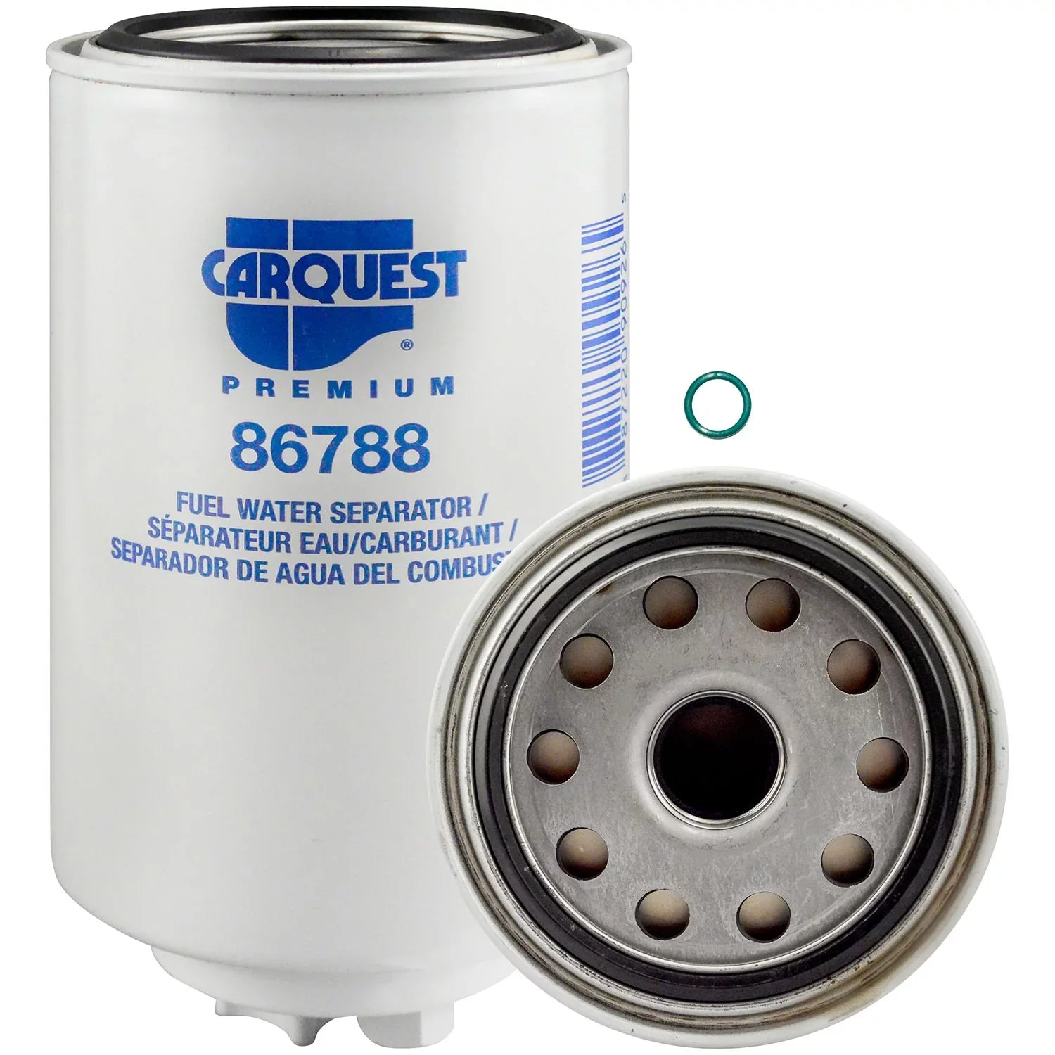 Carquest Premium Fuel/Water Separator Spin-on with Drain and Sensor Port Fits select: 2006-2007 NISSAN DIESEL UD1200, 2005 NISSAN DIESEL UD1300