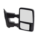 Brock Gentlemen Passengers Manual Tow Side Mirror Telescopic Dual Arm Compatible with 2008-2016 F250 F350 F450 Super Duty Pickup Truck 8C3Z17682AC