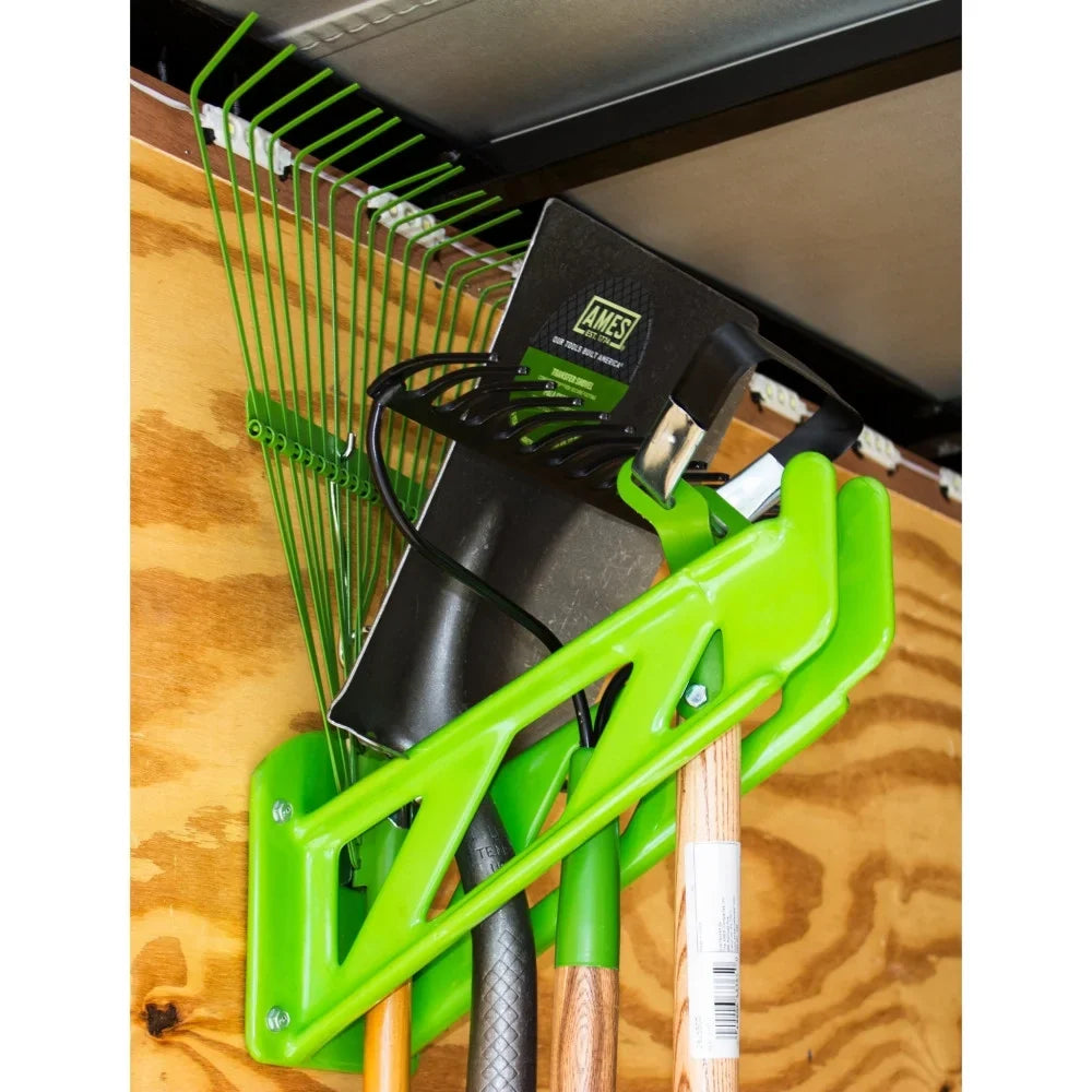 Green Touch Large Ten Hand Tool Rack For Enclosed Trailer