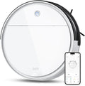 FJU Robot Vacuum Cleaner, 2500pa Strong Suction, Work with /APP, 120Mins Runtime, Quiet and Small Robotic Vacuum for Pet Hair, Low Pile Carpet, Hard Floor