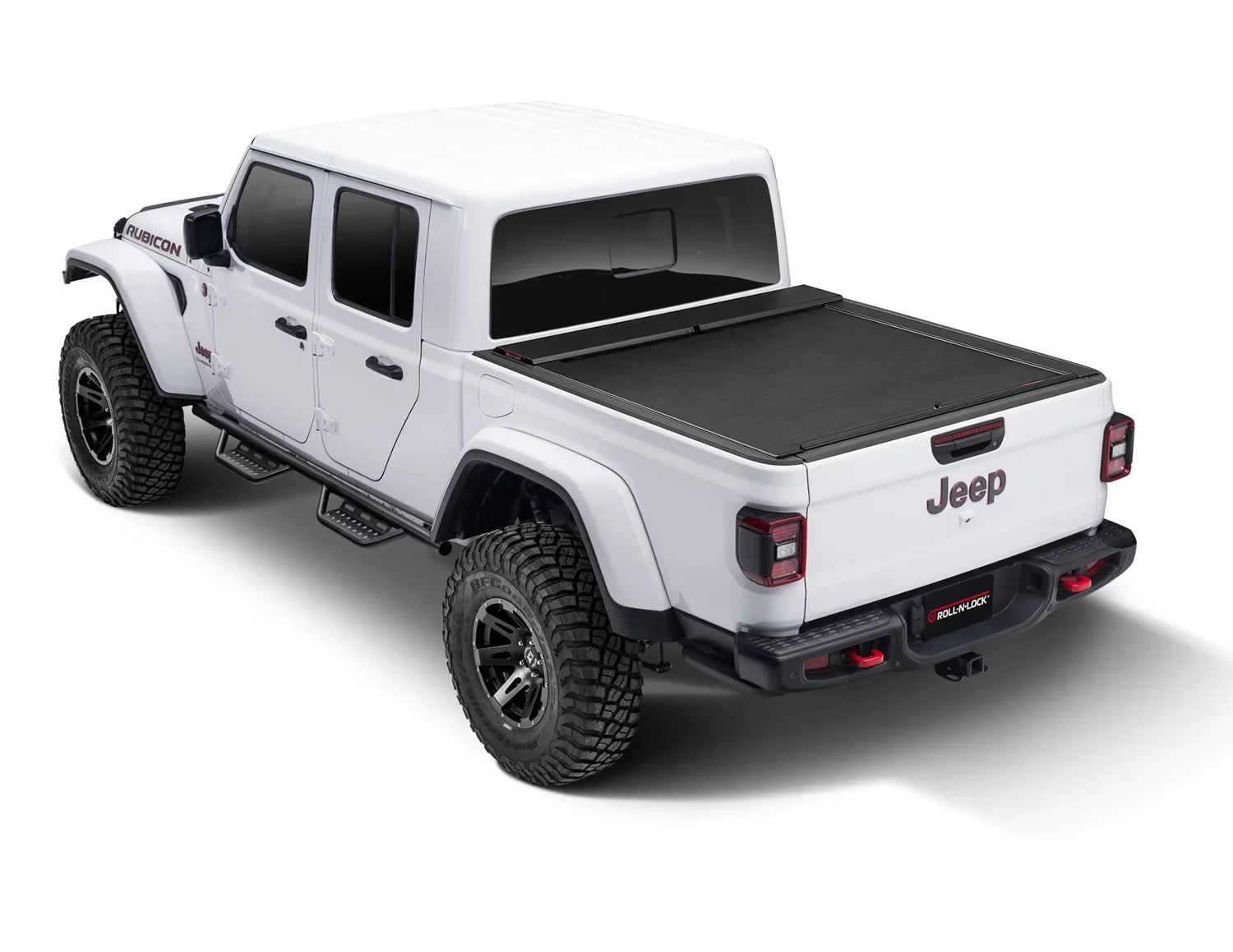 Roll-N-Lock by RealTruck M-Series Retractable Truck Bed Tonneau Cover | LG496M | Compatible with Select 2020-2023 Jeep Gladiator w/o Trail Rail System 5' Bed (60")