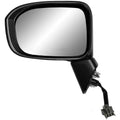 K-Source Driver Side Mirror for 14-15 HONDA Civic Coupe, Civic Sedan, Civic Hybrid, (textured Dark w/PTM cover, foldaway), w/o Aspherical lens, w/o camera, w/o turn signal, Power 63624H