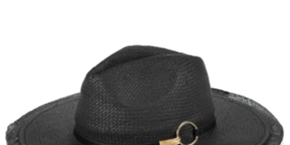 Vince Camuto Individuals Ring Panama Hat Midnight Size Regular