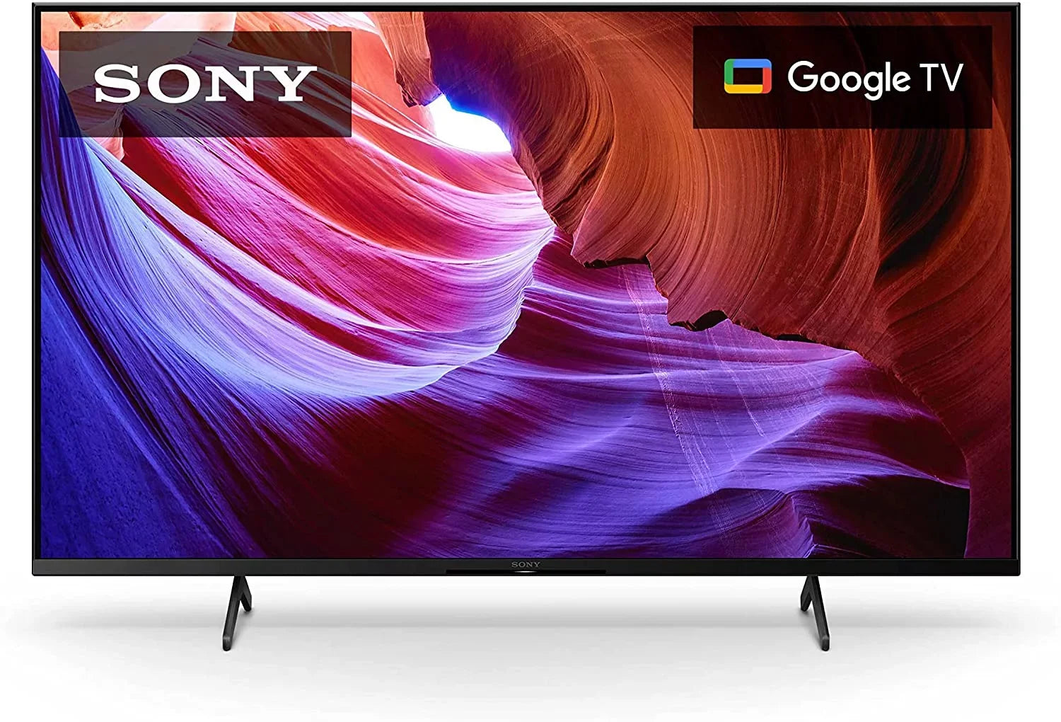 Sony 43 Inch 4K Ultra HD TV X85K Series: LED Smart Google TV with Dolby Vision HDR with a Walts TV Full Motion Mount for 43"-90" TV's and Walts Screen Cleaner Kit (2022)