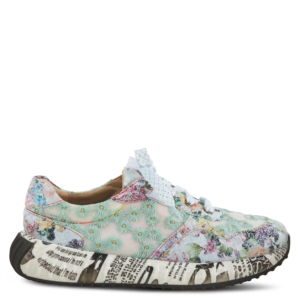 Spring Step L'Artiste People Daisymae Fashion Sneaker Blue Multi EU 42 / US 10.5-11