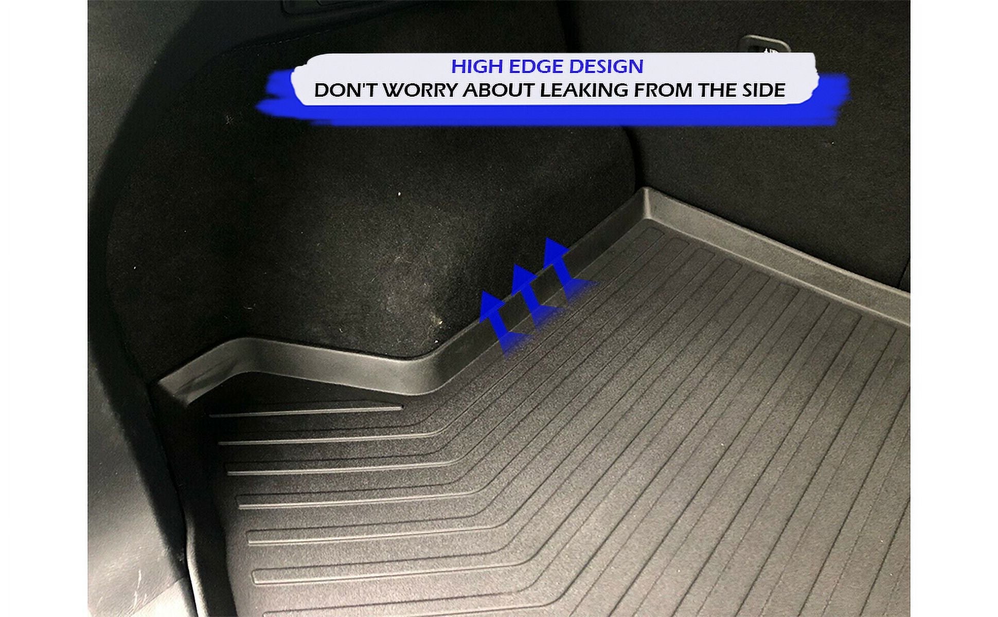 EACCESSORIES EA Cargo Liner – Trunk Mat for Mazda CX-5 CX5 2017-2023 – Weather-Resistant Trunk Mats for Cars with Raised Lip – Non-Slip Car Trunk Mat Rubber – Easy to Install – Laser Pre-Cut Design