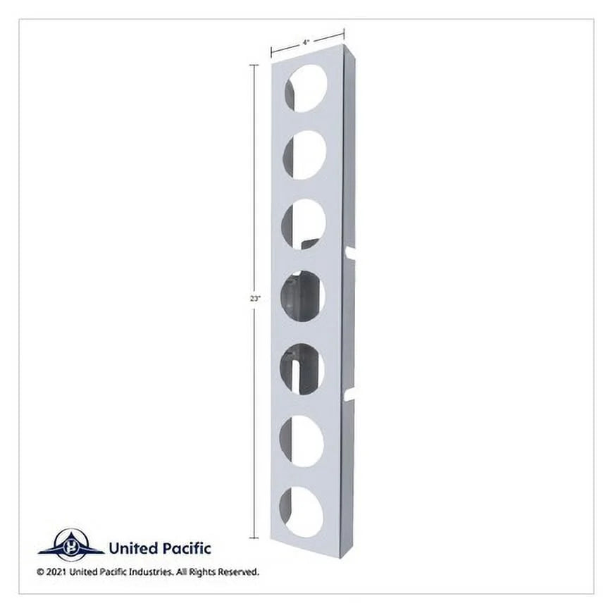United Pacific 33625 Air Cleaner Light Bar Front, Stainless Steel, With