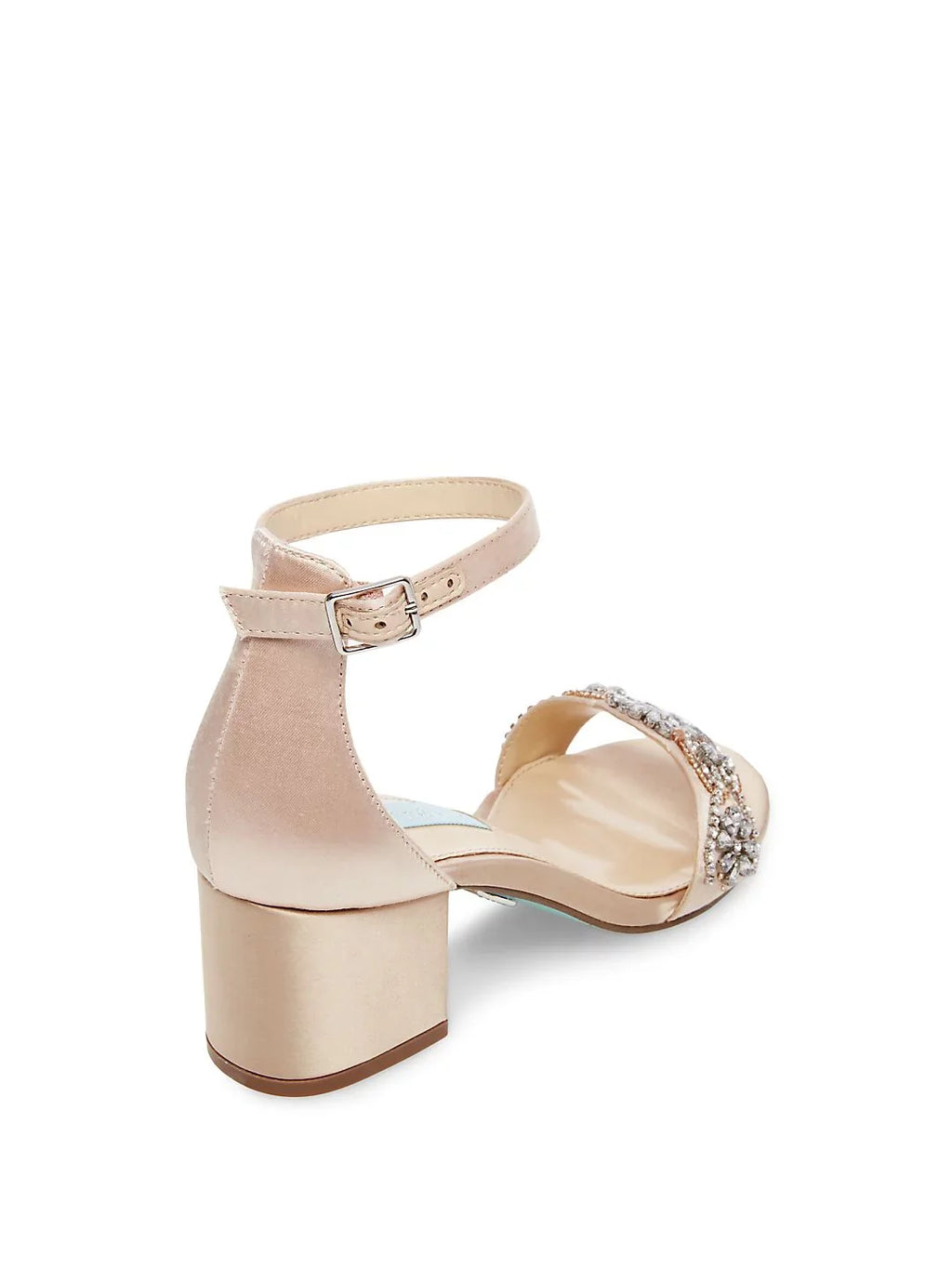 Betsey Johnson Mel Individuals Heels Silver Size 7 M