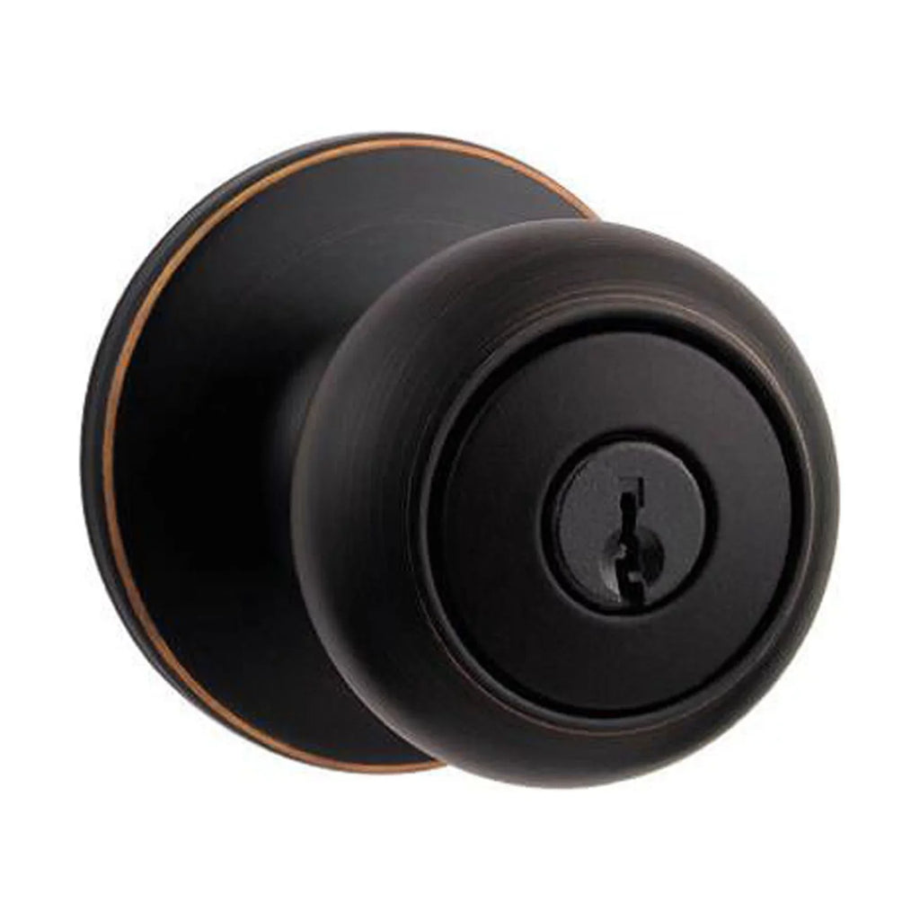 Kwikset 400CV 11P SMT CP K6 V2 Security Cove Entry Lockset, Venetian Bronze - Quantity 1