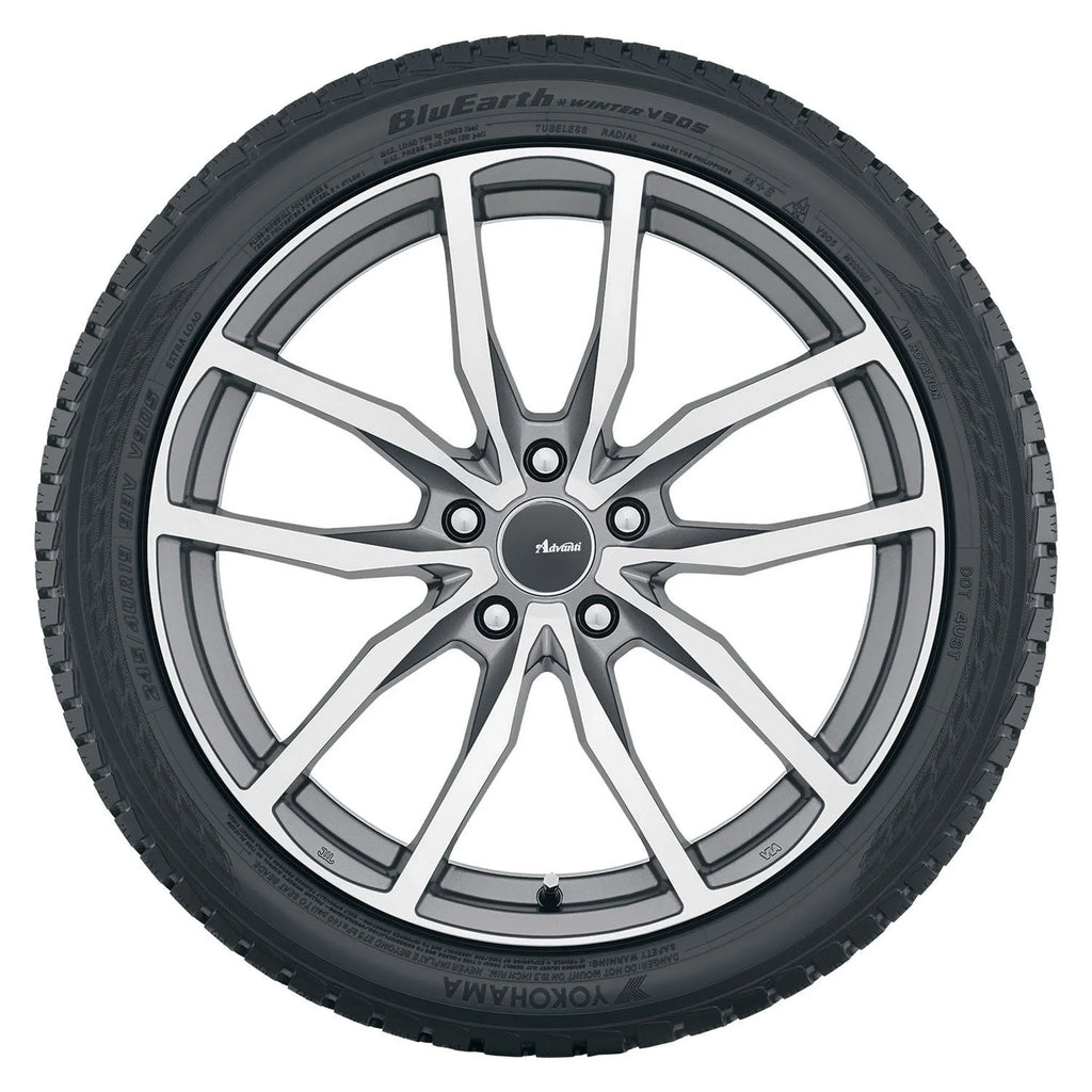Yokohama BluEarth Winter V905 Winter 255/40R19 100V XL Passenger Tire Fits: 2017 Volkswagen Tiguan Highline, 2016-18 Audi Q3 Technik