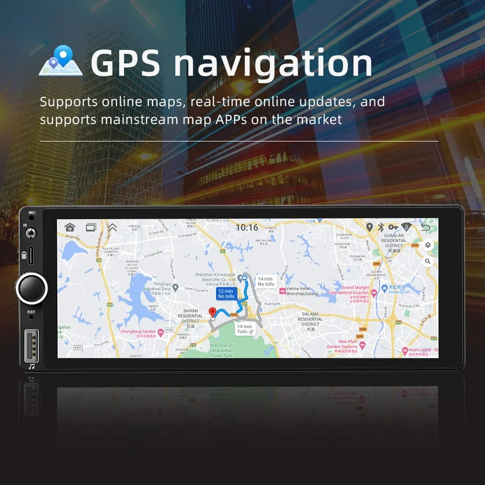 GoolRC Car GPS navigator,13 Car Auto Support Android Auto Stereo 6.86 Inch 13 Radio Rear Camera Wifi/bt Android Car Wifi/bt Android 13 Car Stereo Auto Wifi/bt Radio Mirror 6.86 Inch Mirror Link Buzhi