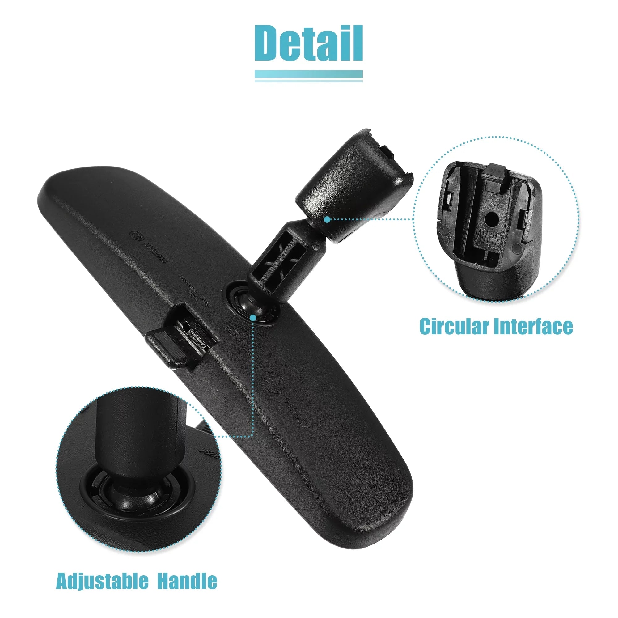 Unique Bargains Rear View Mirror Car Interior Inner Rearview Mirror Ebony No.963212DR0A for Nissan Altima 1993-2022