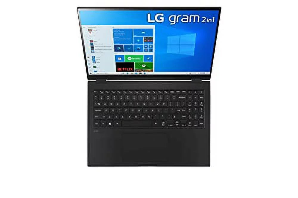 LG 2023 Gram 16" 2-in-1 Ultralight Laptop WQXGA IPS Touch Intel EVO i7-1260P 16GB LPDDR5 3TB(1+2TB) NVMe SSD Iris Xe Graphics WiFi AX Backlit Keyboard Fullday Battery Windows 10 w/Pen and RE USB