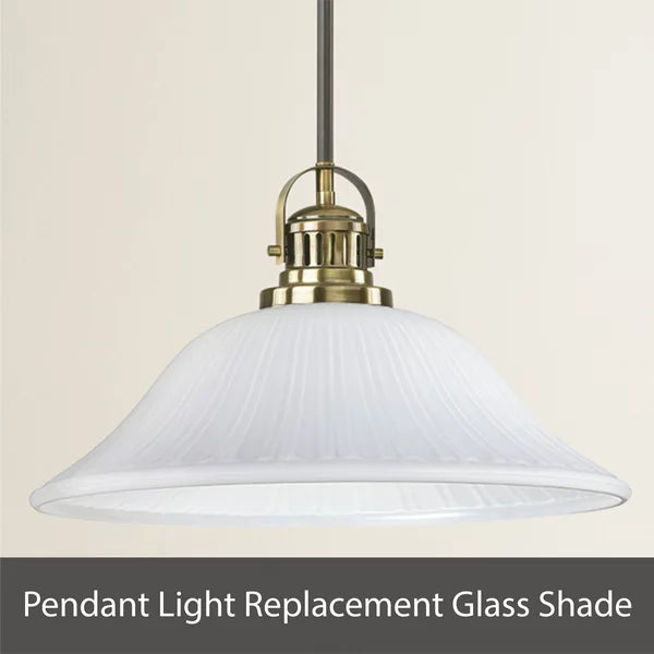 Aspen Creative 23144-11, Frosted Traditional Glass Shade for Medium Base Socket Torchiere Lamp, Swag Lamp and Termination Diameter x 5-1/8" Height.
