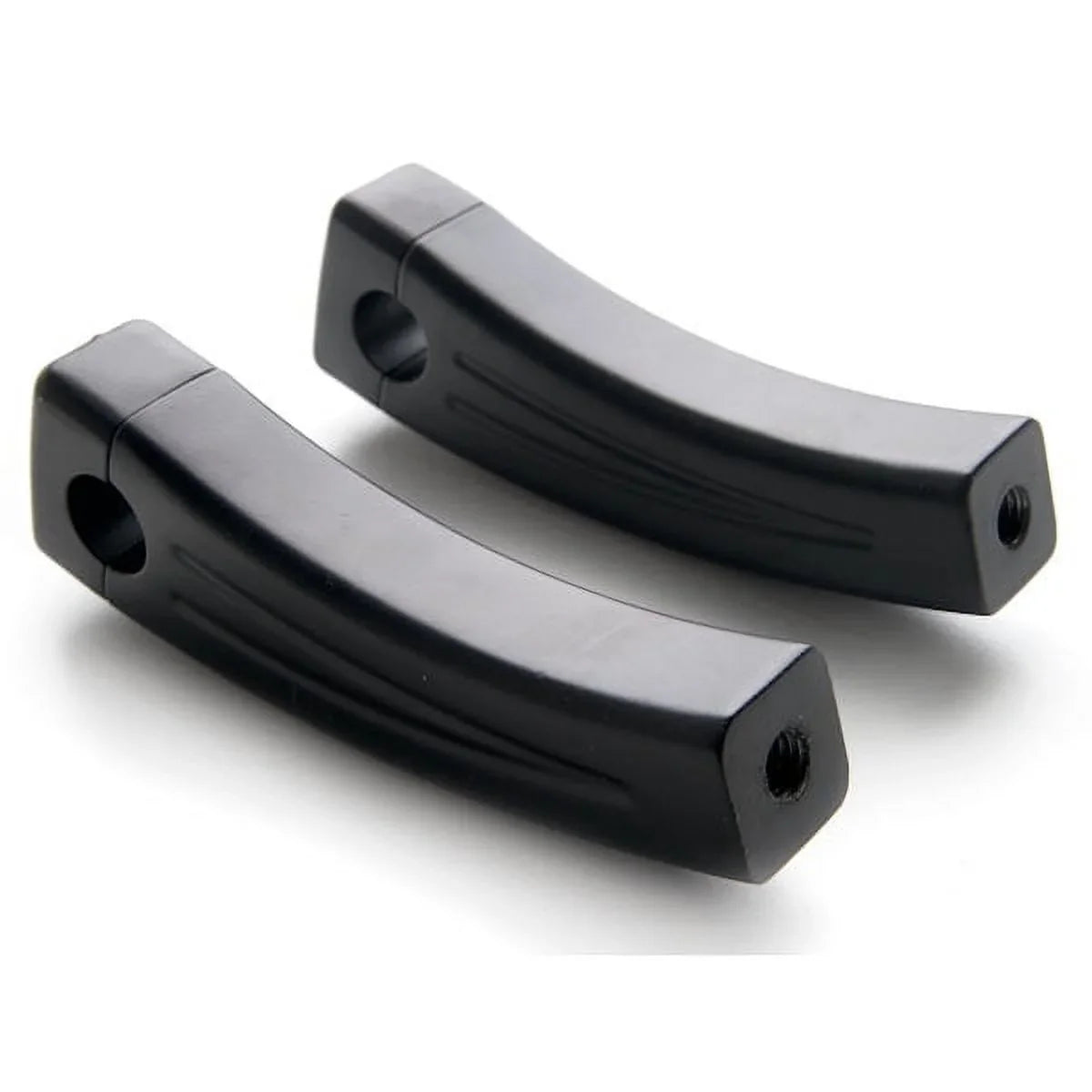 Krator 5.5" Dark Bike Handlebar Pullback Risers 7/8" Compatible with Ducati Monster 620 696 750 796 900 1000 1100 S2R