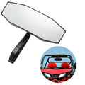 Rear View Center Mirror, 10" Ultra Clear SXS UTV Rear View Mirror, Adjustable Panoramic UTV Rear-view Mirror Fit for 1.75" Roll Bar