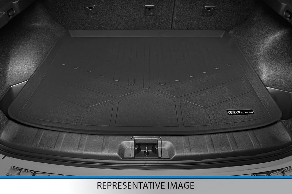 Smartliner SA0183-B0303-C0186-E0185 Floor Mats & Cargo Liner Set with 2nd Row Bucket Seats without Console for 2011-2017 Ford Expedition, Dark